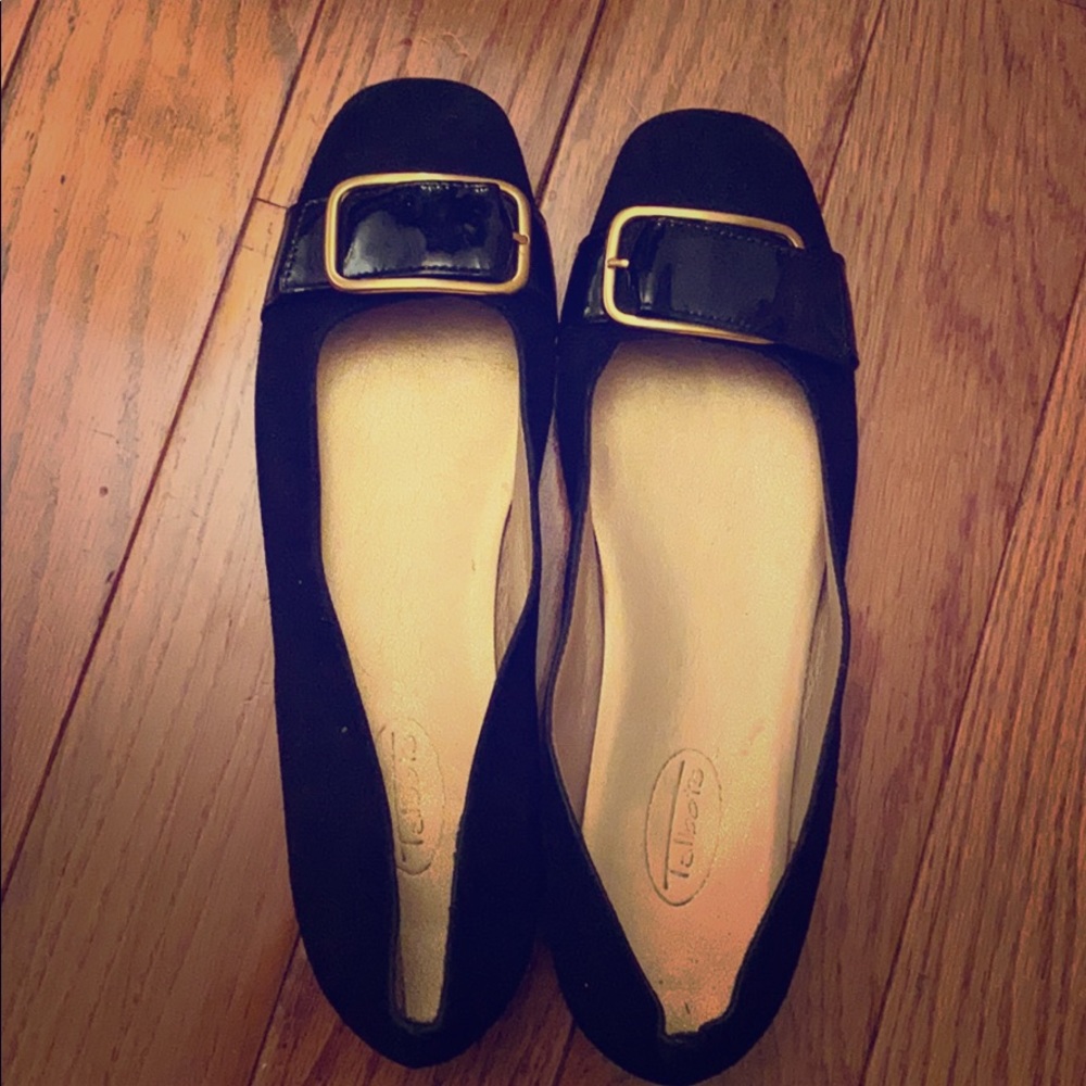Talbots black suede shoes